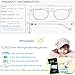 Blue Light Blocking Glasses for Kids Gaming Glasses Fashion Frame Computer Screen Glasses Reduces Eyestrain Girls Boys Age 3-10 (Pink-Cyan 126mm)