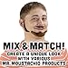 Mr. Moustachio Five Gnarliest Goats of All Time, Fake Goatee Costume Party Assortment