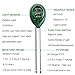 Mendada Soil pH Meter,3-in-1 Soil Test Kit For Moisture, Light & pH- Great for Garden, Lawn, Indoor & Outdoor, High Accurate & Easy Read Indicator (No Battery needed)