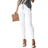 POTILI Womens Ripped Jeans Stretch Skinny Jeans for Women Butt Lifting Distressed Jeans High Waisted Denim Pants Light Blue