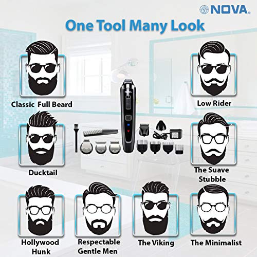 Nova NG 1150 Cordless and Rechargeable Multi Grooming Trimmer for Men Runtime: 60 Mins (Black) 6 Nova NG 1150 Cordless and Rechargeable Multi Grooming Trimmer for Men Runtime: 60 Mins (Black) - Image 6