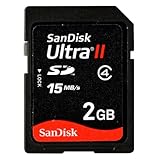 SanDisk 2GB ULTRA II SD Secure Digital Card (SDSDH-002G, bulk package)