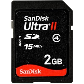 SanDisk 2GB ULTRA II SD Secure Digital Card (SDSDH-002G, bulk package)