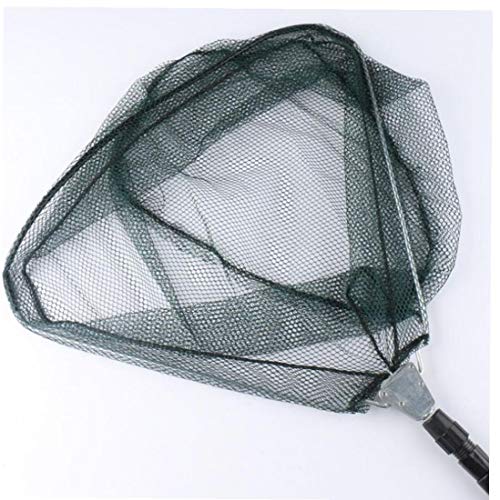 asdfwe Folding Fischernetz Teleskop Triangle Aluminiumlegierung Net Tragbare Angelkescher – Bild 5