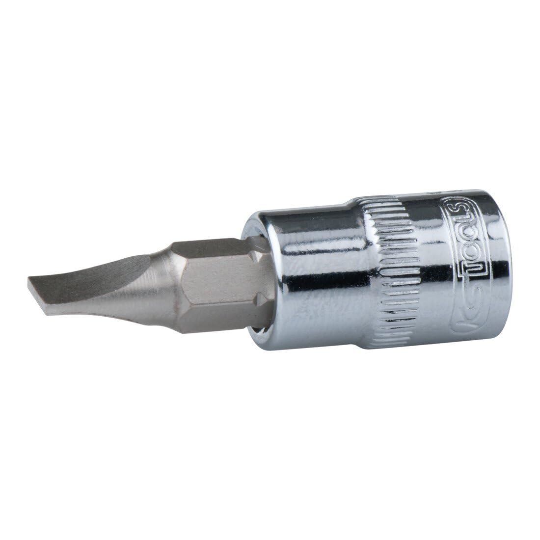 KS Tools Socket Slot, 1/4 Inch Chrome Plus Bit Socket Slotted, 5.5 mm, Colourless