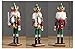Nutcracker Figures Soldier Doll Christmas Tree Gift Box Spring Country 12 Inch Decoration Figurine Collection Holiday House Present New Wooden Puppet Occasion Ornament 4 Pieces Decorative Toys Set Kid