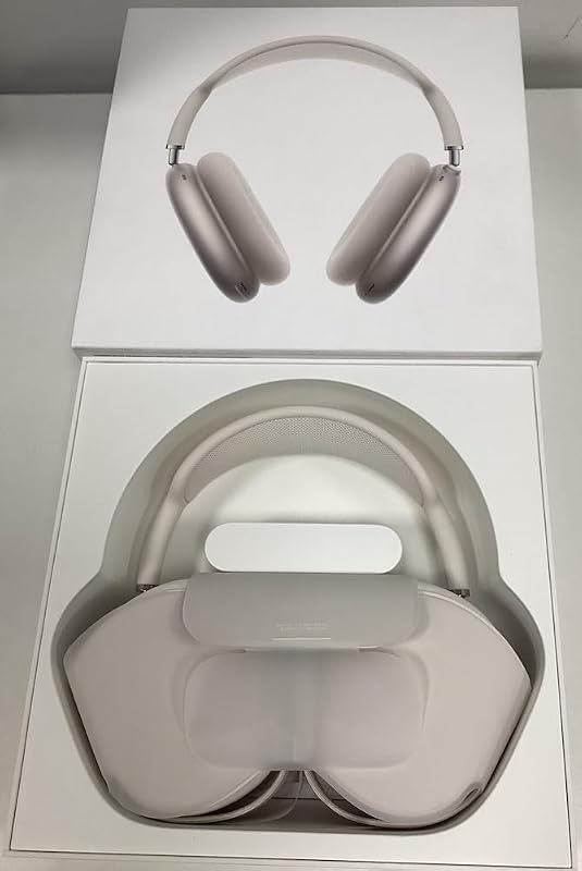AirPods Max Cuffie wireless over-ear, Cancellazione attiva del rumore di livello pro, Modalità Trasparenza, Audio spaziale personalizzato, Ricarica USB-C, Cuffie Bluetooth per iPhone, Galassia