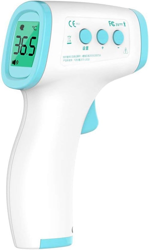 Kongqiabona Ear and Forehead Thermometer,Infrared Digital Thermometer Gun for Baby and Adults, No Touch,1 Second Measure,CK-T1501