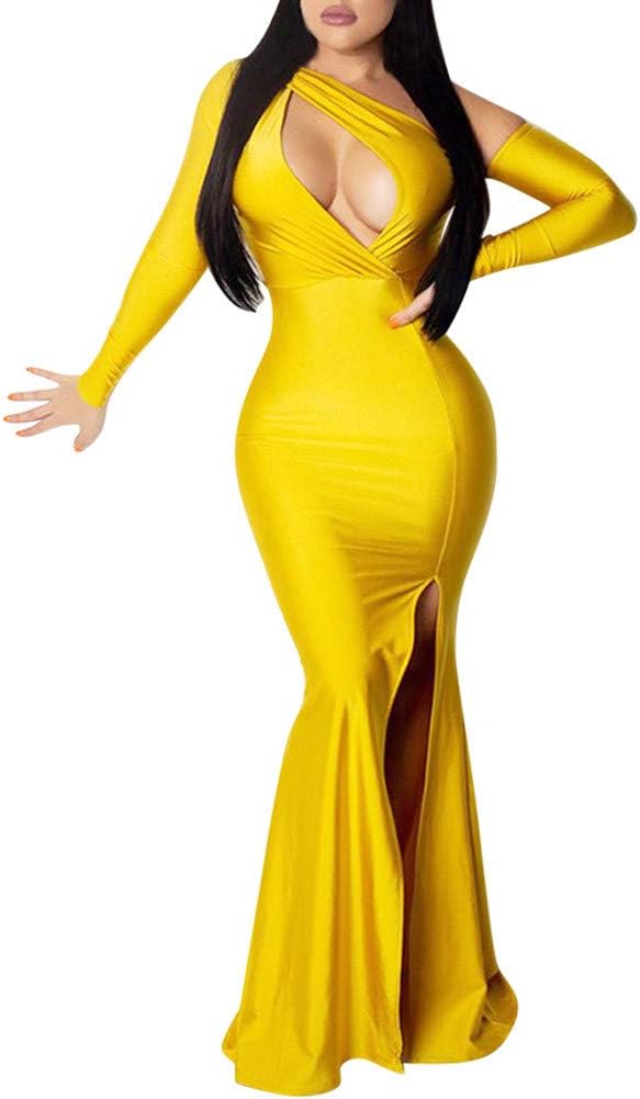 yellow bodycon homecoming dress