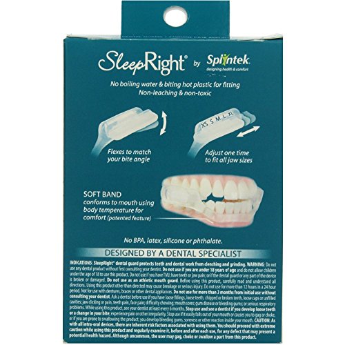 SleepRight Standard Select Low Profile Night Guard, Mint Sleep, Sleep