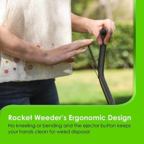 Yard Butler Rocket Weeder dandelion extractor handheld weed removal tool for pulling weeds by
