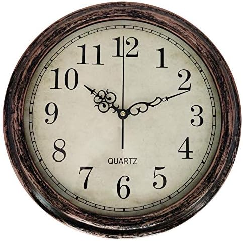 The B-Type TB 12 Inch Trendy Wall Clock Silent Non Ticking Simple to Learn Ornamental Wall Clocks for Dwelling Room Decor Dwelling Workplace Kitchen (Arabic Numerals)