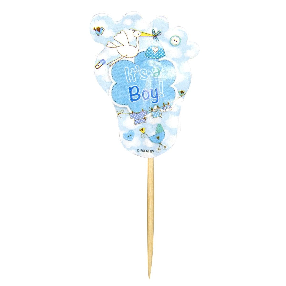 Folat 63634 Birth Party Pickers It’s a boy, Blue