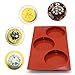 2-Pack 3-Cavity Cake Molds Silicone Resin Coaster Mold 3.9 Inch Round Disc Non-Stick Baking Molds, Mousse Cake Pan, French Dessert, Pie, Candy, Soap, Dia 10cm
