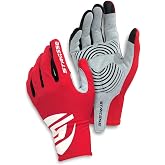 ＳＴＲＡＳＳＥ Sim Racing Gloves &ndash; Silicone Grip Driving Gloves for Steering Wheel, Breathable Touchscreen Racing Gloves with SBR Padded Palm (RED, Medium)