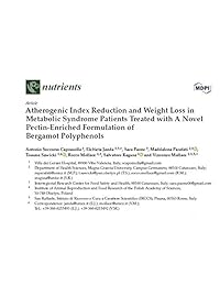 Citrus Bergamot, Cholesterol lowering Support, Bergamonte Supplement with Clinical Studies for Cholesterol Cardiovascular Blood Sugar and Weight Loss 60 Vegetarian Capsules 500MG Each Polyphenolic 22