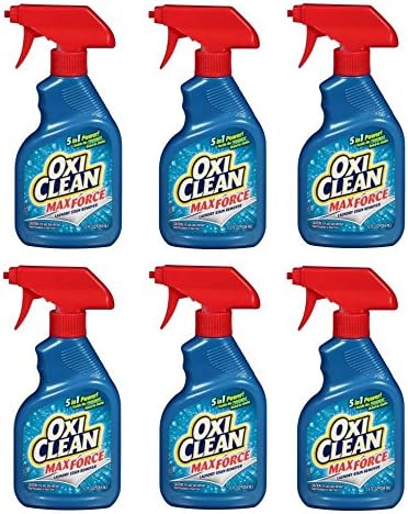 OxiClean Max Force Laundry Stain Remover Spray 12 ounce - Pack of 6