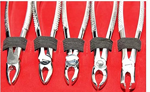 APHRODITE Extraction Forceps Set 10 Piece Dentistry Surgery Tool Kit For Adult - Thumbnail 3
