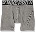 Nike Pro Big Kids' (Boys') Training Shorts,Carbon Heather/Dark Steel Grey/Black,Large (14-16 Big Kids)