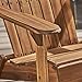 Christopher Knight Home Malibu Outdoor Acacia Wood Adirondack Rocking Chair, Natural Stained