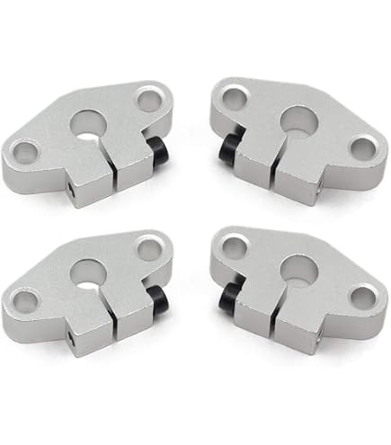 Support Rod Train Linear Guide Rail 4PCS SHF8 Linear Motion Rail Clamping Rod Rail Guide ...