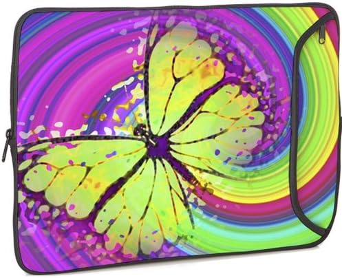 Designer Sleeve 15" Laptop Case 60's Butterfly with FREE matching Laptop Skin