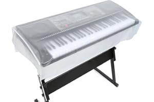CIIC 88 Key Digital Piano Keyboards Cover Electronic Piano Transparent Waterproof Protect Bag for Pianos (88-Key)