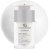 Young Goose Youth Reset Face Serum, Peptides &amp; Resveratrol, 15 mL | Longevity Serum, Spermidine, Skin Renewal, Firmness and Radiance, Anti-Aging, All Skin Types