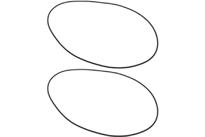 LT Easiyl 2pcs Turntable Drive Belt Elasticity Belt Record Player Belt Replacement Rubber Belt Compatible with Rega Turntables Wire diameter 1.8mm Inner diameter 109mm