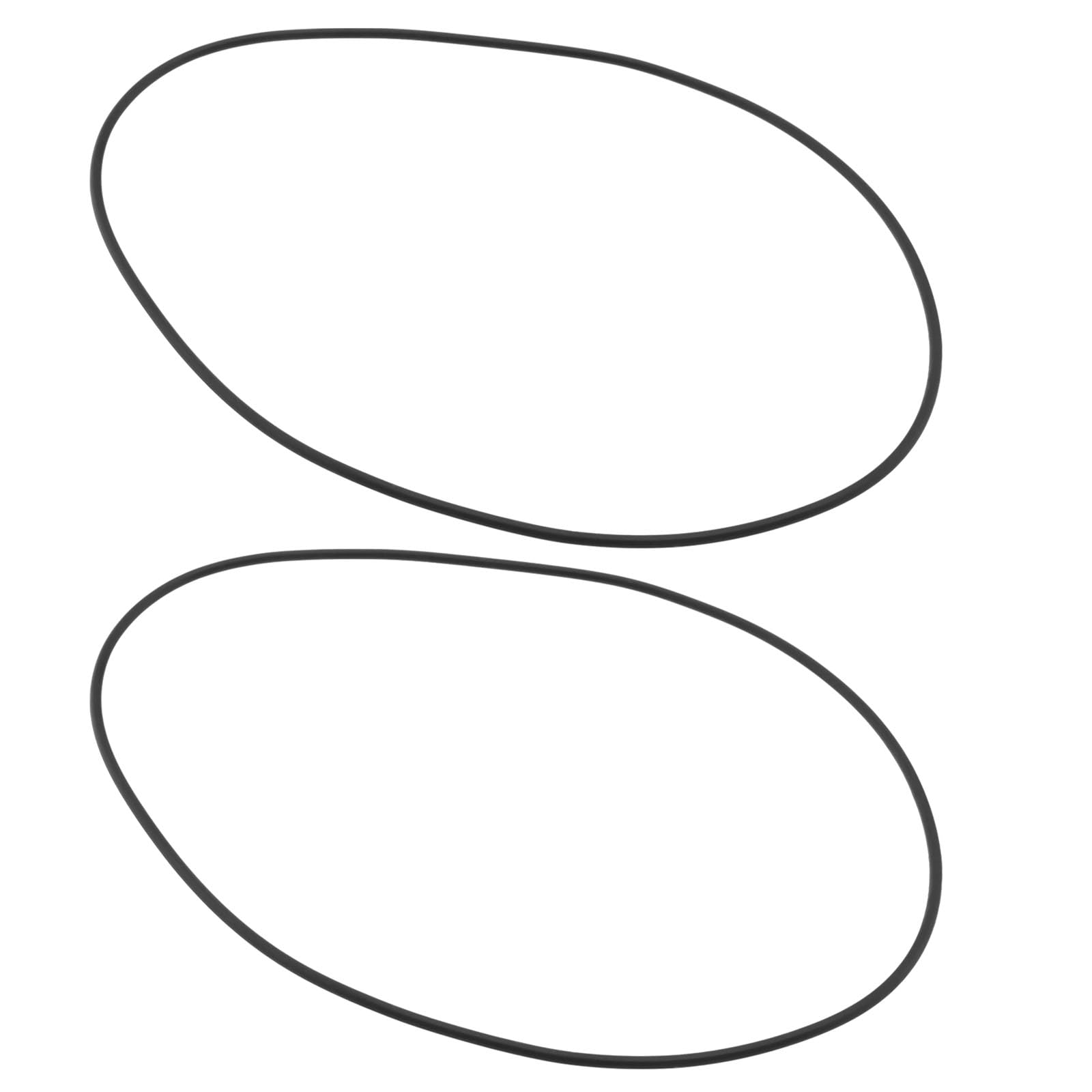 LT Easiyl 2pcs Turntable Drive Belt Replacement for Rega - Elasticity Belt, Rubber, Inner Diameter 109mm, Wire Diameter 1.8mm