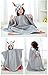 Newest Animal Hooded Baby Towel Cotton Bathrobe for Boys Girls 0-7 Year (Gray, 0-7 Year)