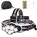 Headlamp, High Lumens Ultra Bright 7 LED Headlight Flashlight with White Red Lights, USB Rechargeable Waterproof Head Lamp, 8 Modes for Outdoor Camping Cycling Running Fishing primary