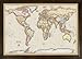 Homemagnetics MM3624WLD Magnetic Travel Map of The World, 39 by 27