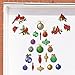 Collections Etc Classic Holiday Garage Magnets - Set of 30