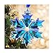 AB Angle Christmas Crystal Ornament Gift, Crystal Snowflake Winter Star Pendant,Valentine's Day Home Decorative Statue (XB0125)