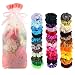 40 Pcs Velvet Scrunchies for Hair, Elastics Bobbles Hair Bands Scrunchy Hair Tie Ropes Scrunchie for Women Girls Hair Accessories with Collection Bag