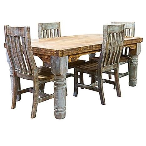 Juego De Comedor Rustico