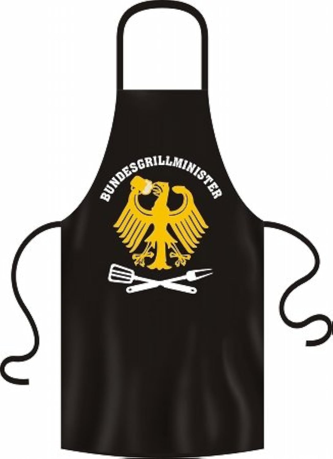 Rahmenlos Humorous Apron BUNDESGRILLMINISTER