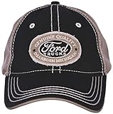 H3 Headwear Men's Ford Trucks Cap an Embroidered Black & Tan Adjustable Hat