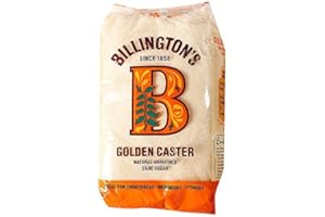 Billington's Golden Caster Sugar 500g (Pack of 2)
