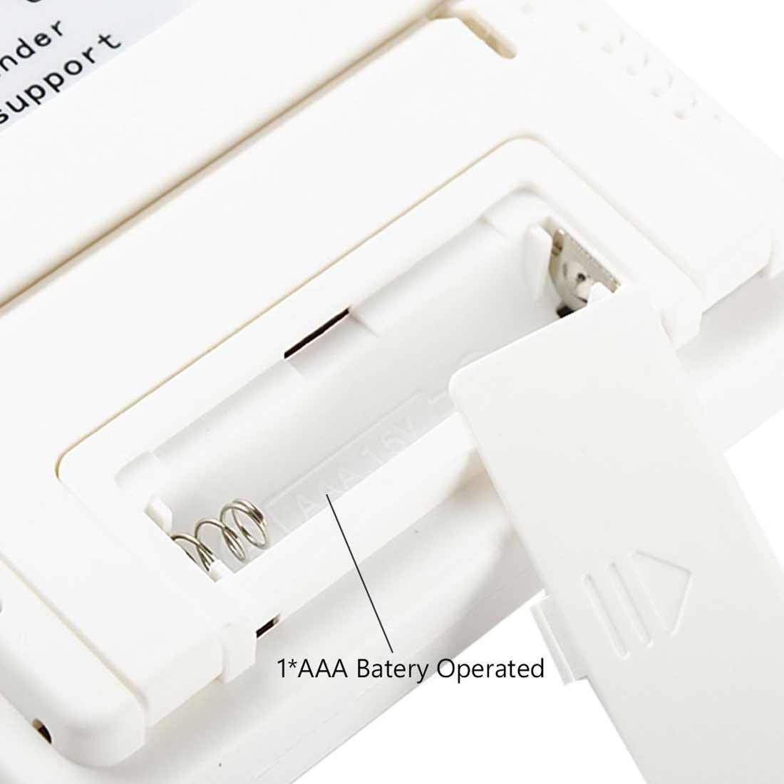 Termómetro Higrómetro Digital,Digital Medidor Termómetro,LCD Pantalla Medidor Temperatura,con Reloj de Alarma para el Familia Oficina Termómetro para Interior