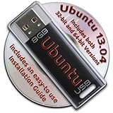 Ubuntu Linux 13.04 Bootable 8GB USB Flash Drive and DVD set - 32-bit and 64-bit.