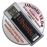 Ubuntu Linux 13.04 on a Bootable 8GB USB Flash Drive - 32-bit and 64-bit.