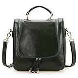 EcoCity Ladies Small Leather Shoulder Messenger Bags Handbag Purse-Backpack