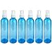 Beauticom 8 Oz Translucent Plastic Spray Bottle with Fine Mist Atomizer Sprayer and Cap for Fragrances, Cosmetics, Nail, Cleaning, Arts and Crafts (Quantity: 6 Pieces)(Blue Color)