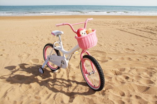 Colorbasket Kid's Front Handlebar Bike Basket,Pink