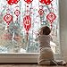 Whaline Chinese New Year Window Clings Decal Wall Stickers 2019 Spring Festival Decorations Removable Art Décor for Home Restaurant Store Party Supplies