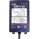 ICM Controls ICM870-16A Soft Start &ndash; 16A Compressor Protector with Built-in Start Capacitor, Over/Under Voltage Monitoring, Over-Current Protection, IP65 Sealed Enclosure, HVAC/RV/Marine Use