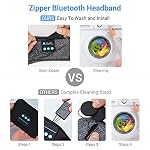 Sleep Headphones Bluetooth Headband Personalised Gifts - Wireless Soft Headphones for Sleeping Christmas Stocking… - Image 4