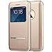 Benuo  Touch Series View Window Folio Flip PU Leather Case Magnetic Closure, Unique Case for iPhone 6 Plus/6S Plus with Stand and Metal Sensor Feature 5.5